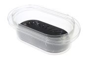 CUTIE/REZERVOR TRANSPARENT APARAT DE GATIT CU ABURI BRAUN FS5100