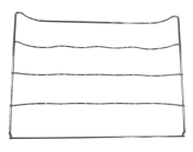 SUPORT GRATAR METALIC PENTRU STICLE DE VIN PENTRU FRIGIDER LG GSXV91MCAE