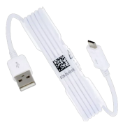 CABLU DE DATE USB-A la Micro-USB (1.5m, Alb)