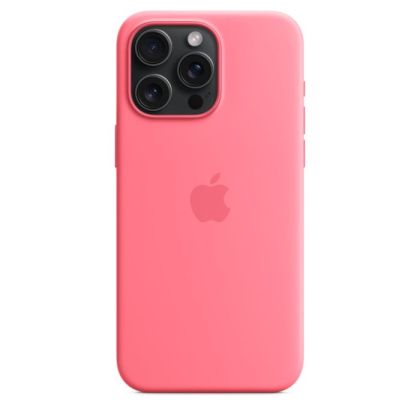 Husă din silicon Apple iPhone 15 Pro Max cu MagSafe - Pink