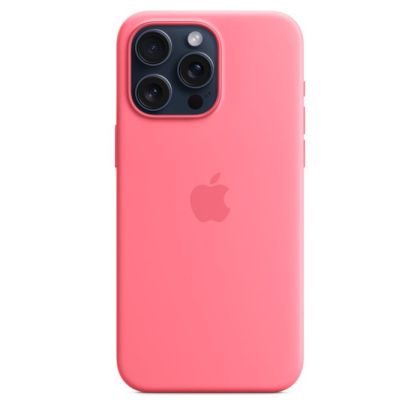 Husă din silicon Apple iPhone 15 Pro Max cu MagSafe - Pink