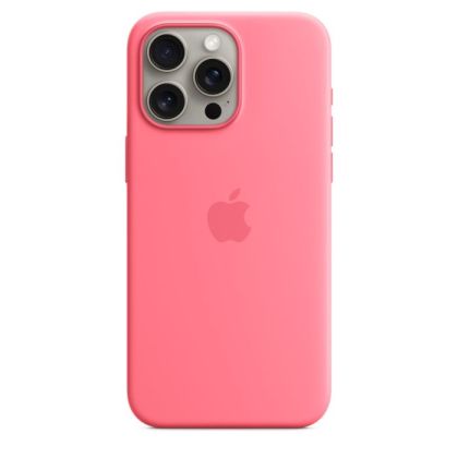 Husă din silicon Apple iPhone 15 Pro Max cu MagSafe - Pink