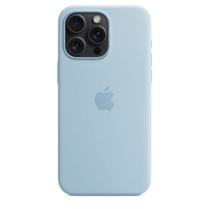 Husă din silicon Apple iPhone 15 Pro Max cu MagSafe - Light Blue