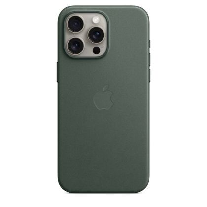 Husă FineWoven pentru iPhone 15 Pro Max cu MagSafe - Evergreen