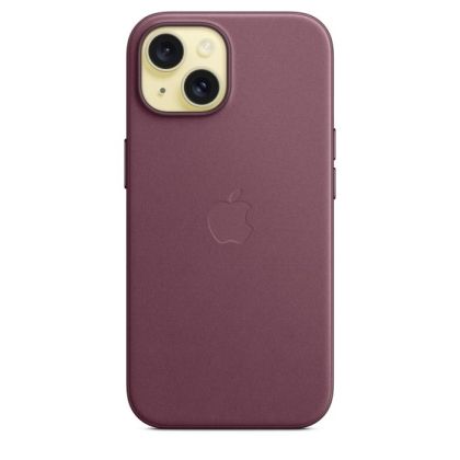 Husă Apple iPhone 15 FineWoven cu MagSafe - Mulberry