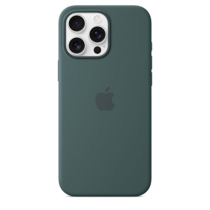 Husă din silicon Apple iPhone 16 Pro Max cu MagSafe - Lake Green (Seasonal)