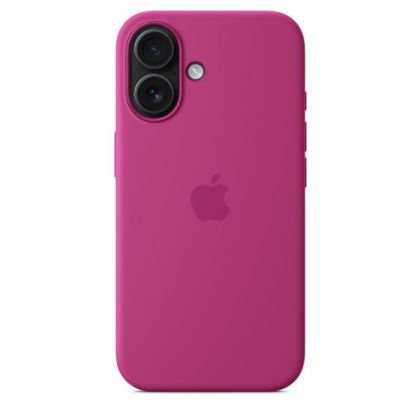 Husă din Silicon Apple cu MagSafe pentru iPhone 16 - Fuchsia