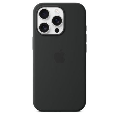 Husă din Silicon Apple cu MagSafe pentru iPhone 16 Pro - Black