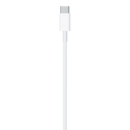 Cablu date APPLE, USB-C - Lightning, 1m, alb