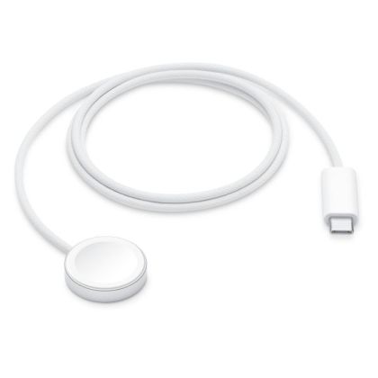 Cablu de incarcare magnetic pentru APPLE Watch, USB-C, 1m, alb