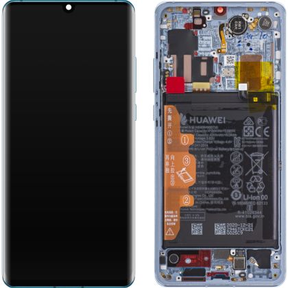 DISPLAY CU RAMA SI ACUMULATOR HUAWEI P30 PRO CRYSTAL