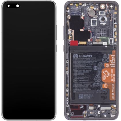 DISPLAY HUAWEI P40 PRO CU RAMA SI ACUMULATOR, NEGRU