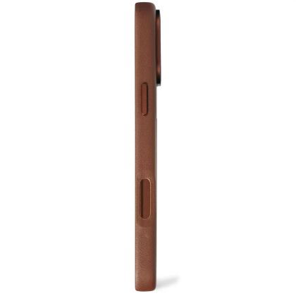 Husa din piele Decoded compatibila MagSafe pentru iPhone 16 Pro Max, Tan Brown