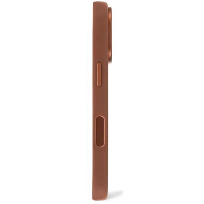 Husa din piele Decoded compatibila MagSafe pentru iPhone 16 Pro, Tan Brown