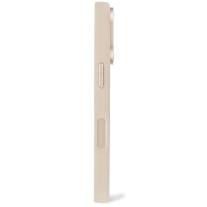 Husa din piele Decoded compatibila MagSafe pentru iPhone 16 Pro, Clay Beige