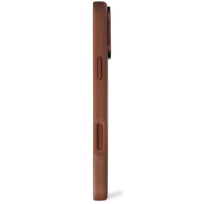 Husa din piele Decoded compatibila MagSafe pentru iPhone 16 Plus, Tan Brown