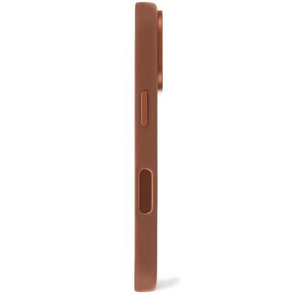 Husa din piele Decoded compatibila MagSafe pentru iPhone 16, Tan Brown