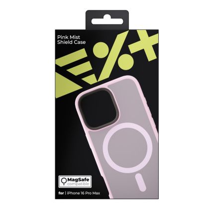 Husa de protectie NEXT ONE Mist Shield cu MagSafe pentru iPhone 16 Pro Max, Roz