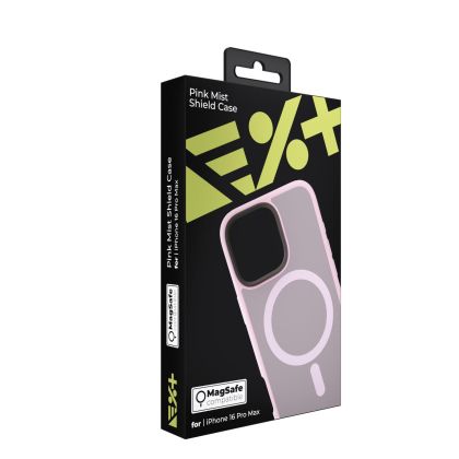 Husa de protectie NEXT ONE Mist Shield cu MagSafe pentru iPhone 16 Pro Max, Roz