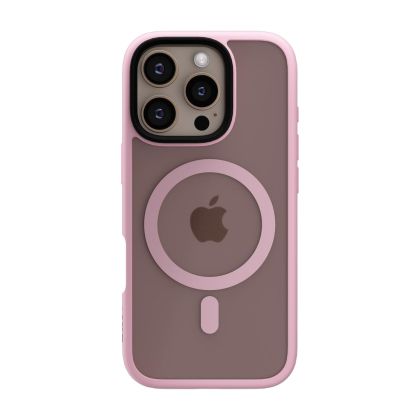 Husa de protectie NEXT ONE Mist Shield cu MagSafe pentru iPhone 16 Pro, Roz