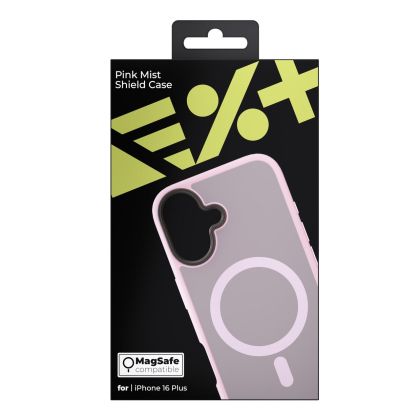 Husa de protectie NEXT ONE Mist Shield cu MagSafe pentru iPhone 16 Plus, Roz