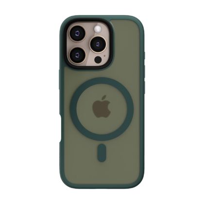 Husa de protectie NEXT ONE Mist Shield cu MagSafe pentru iPhone 16 Pro Max, Verde