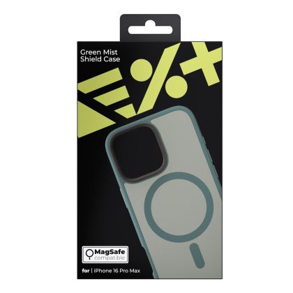 Husa de protectie NEXT ONE Mist Shield cu MagSafe pentru iPhone 16 Pro Max, Verde