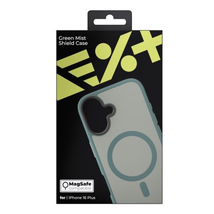 Husa de protectie NEXT ONE Mist Shield cu MagSafe pentru iPhone 16 Plus, Verde