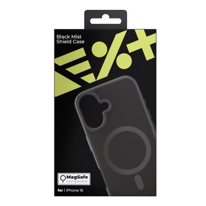 Husa de protectie NEXT ONE Mist Shield cu MagSafe pentru iPhone 16, Negru