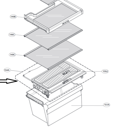 RAFT FRIGIDER LG