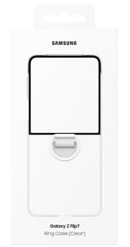 HUSA GALAXY Z FLIP 7 SILICONE CASE CU INEL TRANSPARENT