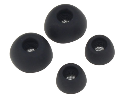 SET 4 BURETI CASTI BUDS 2 PRO NEGRU (2 BURETI LARGE + 2 BURETI SMALL)