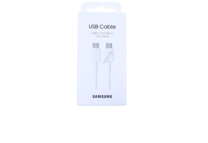 CABLU USB-C TATA/TATA (3A), ALB, 1,8M  SAMSUNG