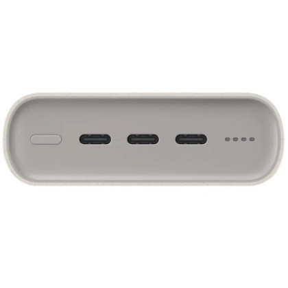 Acumulator portabil universal Super Fast Charge (45 W), 20000 mAh, 3 x USB Type-C, Bej