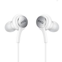 Casca cu fir stereo, AKG, tip "In-Ear", conector USB Type-C, microfon - Alb