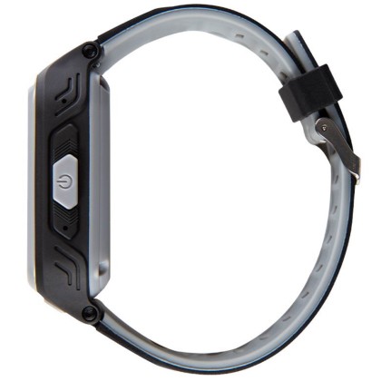 Smartwatch Watch 4, LTE, cu tripla localizare (LBS, GPS, Wi-Fi), IP67, Negru Gri