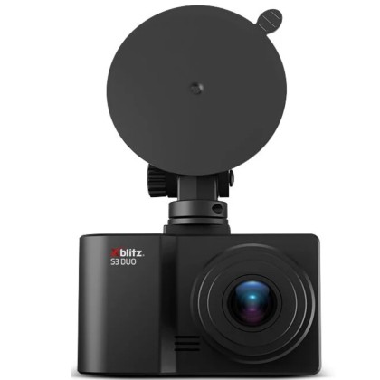 S3 Duo - Camera auto video Dual fata/spate, Full HD, Negru