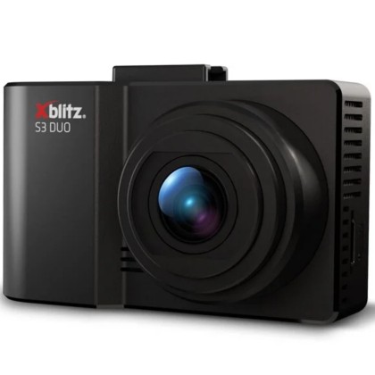 S3 Duo - Camera auto video Dual fata/spate, Full HD, Negru