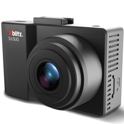 S3 Duo - Camera auto video Dual fata/spate, Full HD, Negru