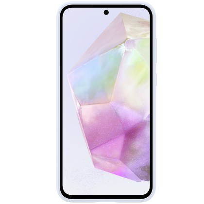 Galaxy A35 5G - Capac protectie spate Silicone Case, Albastru deschis