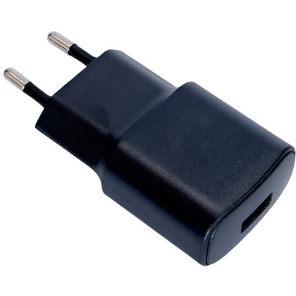 Incarcator retea 10W, port USB-A, fara cablu, Negru