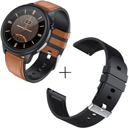 Smartwatch FW46 Xenon, bratara TPU, Negru