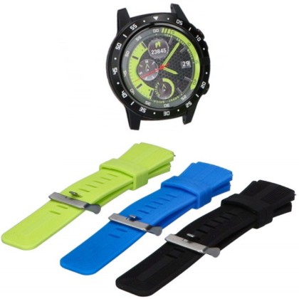 Smartwatch FW37 Argon, GPS, bratara TPU - Negru