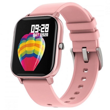 Smartwatch FW35 Aurum, bratara TPU - Roz Auriu