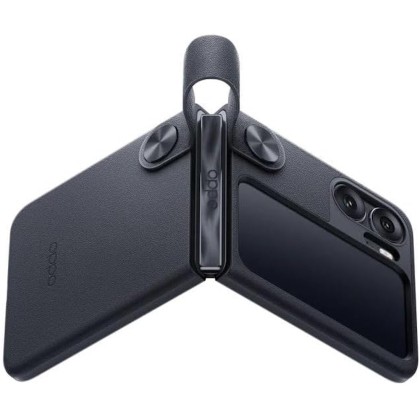 OPPO Find N2 Flip - Capac protectie spate Flip Cover, PU Leather, Night Sky