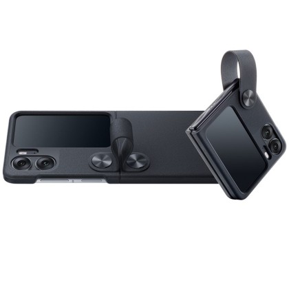 OPPO Find N2 Flip - Capac protectie spate Flip Cover, PU Leather, Night Sky