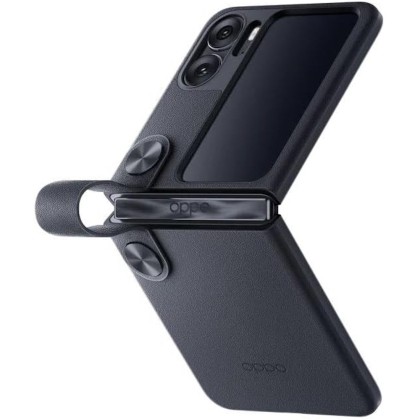 OPPO Find N2 Flip - Capac protectie spate Flip Cover, PU Leather, Night Sky