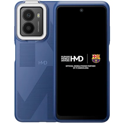 HMD Fusion - Capac protectie spate "Flashy Outfit", TPU - Albastru Indigo