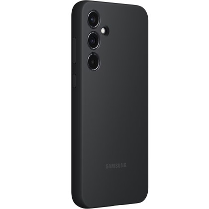 Galaxy A55 5G - Capac protectie spate Silicone Case, Negru