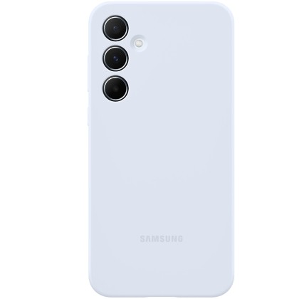 Galaxy A55 5G - Capac protectie spate Silicone Case, Albastru deschis